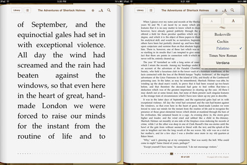 font book mac display text