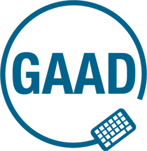 GAAD (Global Accessibility Awareness Day) logo